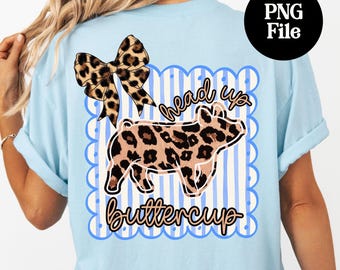Leopard Coquette Pig PNG: County Fair Swine Digital Graphic, Hog Sublimation Instant Download