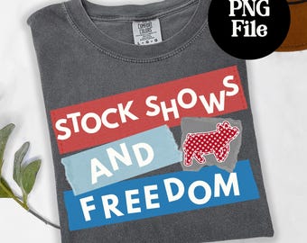 Americana Vintage Pig PNG: County Fair Swine Digital Graphic, Hog Sublimation Instant Download