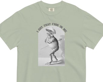 I got that frog in me tshirt, Vintage Illustration Frog Tshirt, Frog Meme Shirt