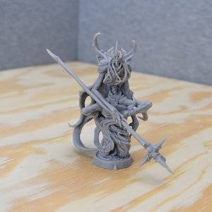 Detailed DND Miniature - Abeloth The Impaler - Unpainted Fantasy Figurine for Dungeons and Dragons - Tabletop RPG Fun