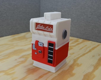 Caja de mazos Commander de Nuka Cola Machine: almacenamiento de cartas MTG hecho a mano