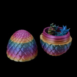 Mystery Dragon Egg with Dragons - Collectible Dragon - Fidget Dragons - Articulate Dragons - Flexi Dragons - Dragon Egg