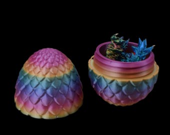 Mystery Dragon Egg – 3D Printed Collectible Fidget Dragons