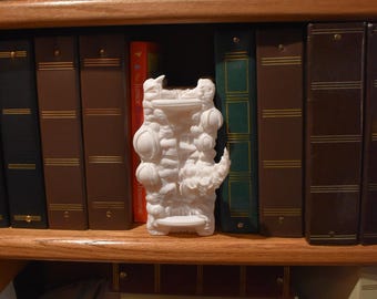 Rincón de libros Mimic: inserto de estantería de fantasía, decoración PLA impresa en 3D