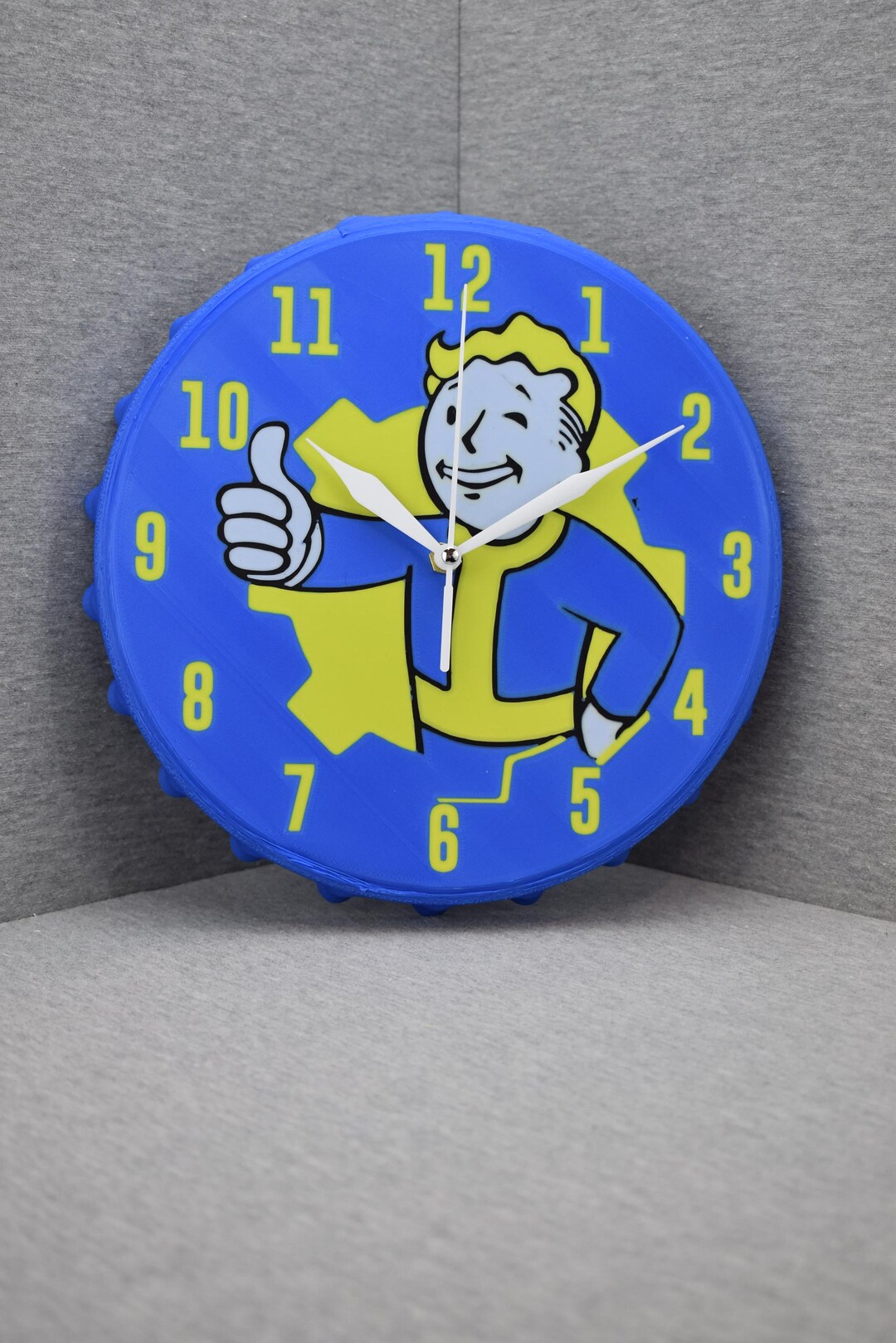 Vault Boy Clock: 3D Printed Fallout Decor - Bethesda Merch - Etsy
