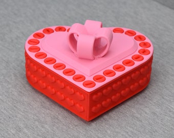 3D-geprinte hartdoos, schroefpuzzel, valentijnscadeau