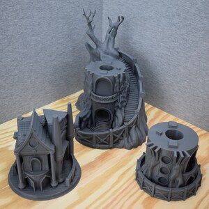 Dice Tower - unique 3D printed DnD gift for tabletop games. Dragon dice tower. DnD accessories. Tall Dice Tower, Big Dice Tower, RPG Dice
