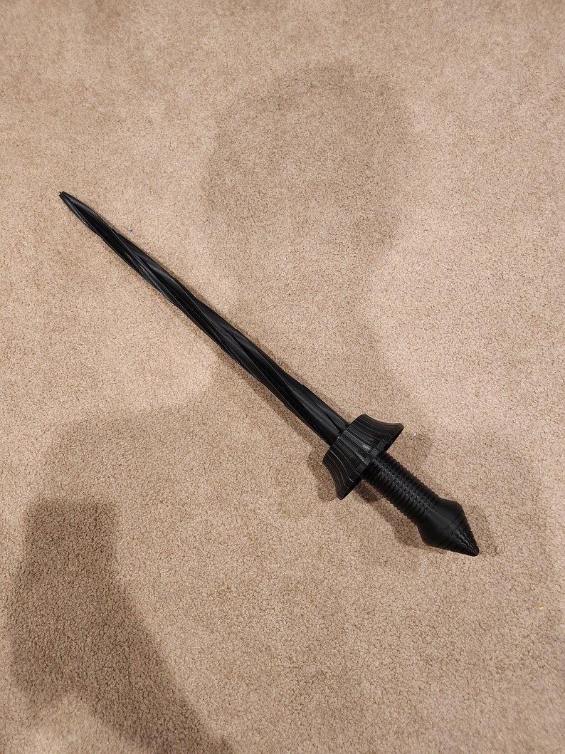 Spiral Sword, Retractable Sword, Sword, 3D Printed Sword, Plastic