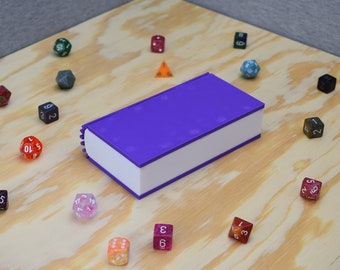 3D Printed Book Dice Box - Dungeons and Dragons RPG Storage