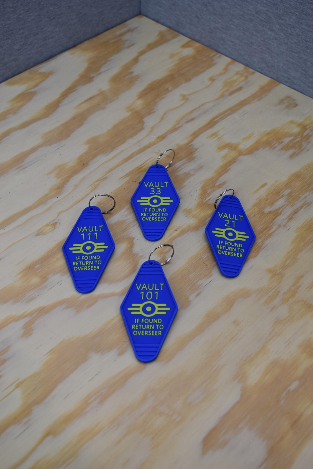 Fallout Vault Tec Customizable Vault Number Keychain - Fallout Vault ...