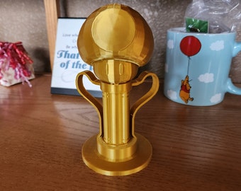 3D Printed Mario Kart Star Cup Trophy, Nintendo Award