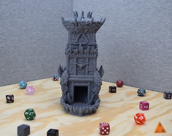 Orc Themed Dice Tower - Dungeons and Dragons Tabletop Accessory - DND Dice Tower and Dice Tray - Tabletop RPG Accessory - MTG Dice Roller