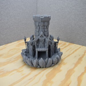 Dice Tower - unique 3D printed DnD gift for tabletop games. Dragon dice tower. DnD accessories. Tall Dice Tower, Big Dice Tower, RPG Dice