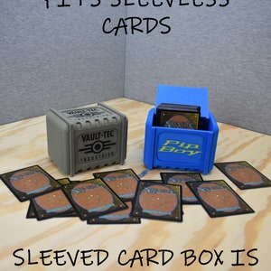 MTG Fallout Customizable Container Deck box - Commander - Magic the Gathering - 100 Box - MTG Gift Ideas - Bethesda Fallout Merchandise