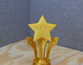 Mario Kart Star Cup Trophy, 3D Printed Award