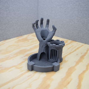 Dice Tower - unique 3D printed DnD gift for tabletop games. Dragon dice tower. DnD accessories. Tall Dice Tower, Big Dice Tower, RPG Dice