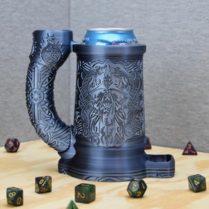 Wizards Dice Tower with Built in Can Cozy - Tabletop RPG Accessories - Perfect Gift for Dungeons and Dragons Fans - DND Accessories