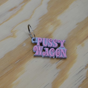 Kill Bill Pussy Wagon Nyckelring - 3D-tryckt filmmerchandise