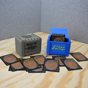 MTG Fallout Customizable Container Deck box - Commander - Magic the Gathering - 100 Box - MTG Gift Ideas - Bethesda Fallout Merchandise