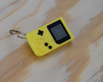 Mini Nintendo Gameboy Keychain – 3D Printed PLA Plastic, Retro Gaming