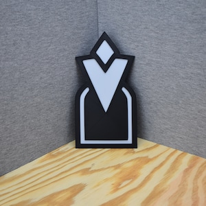 Placa con mapa de la ciudad de Skyrim / Decoración de Elder Scrolls / Regalo para jugadores / Accesorio impreso en 3D / Arte mural único de Skyrim / Diseño inspirado en la tradición
