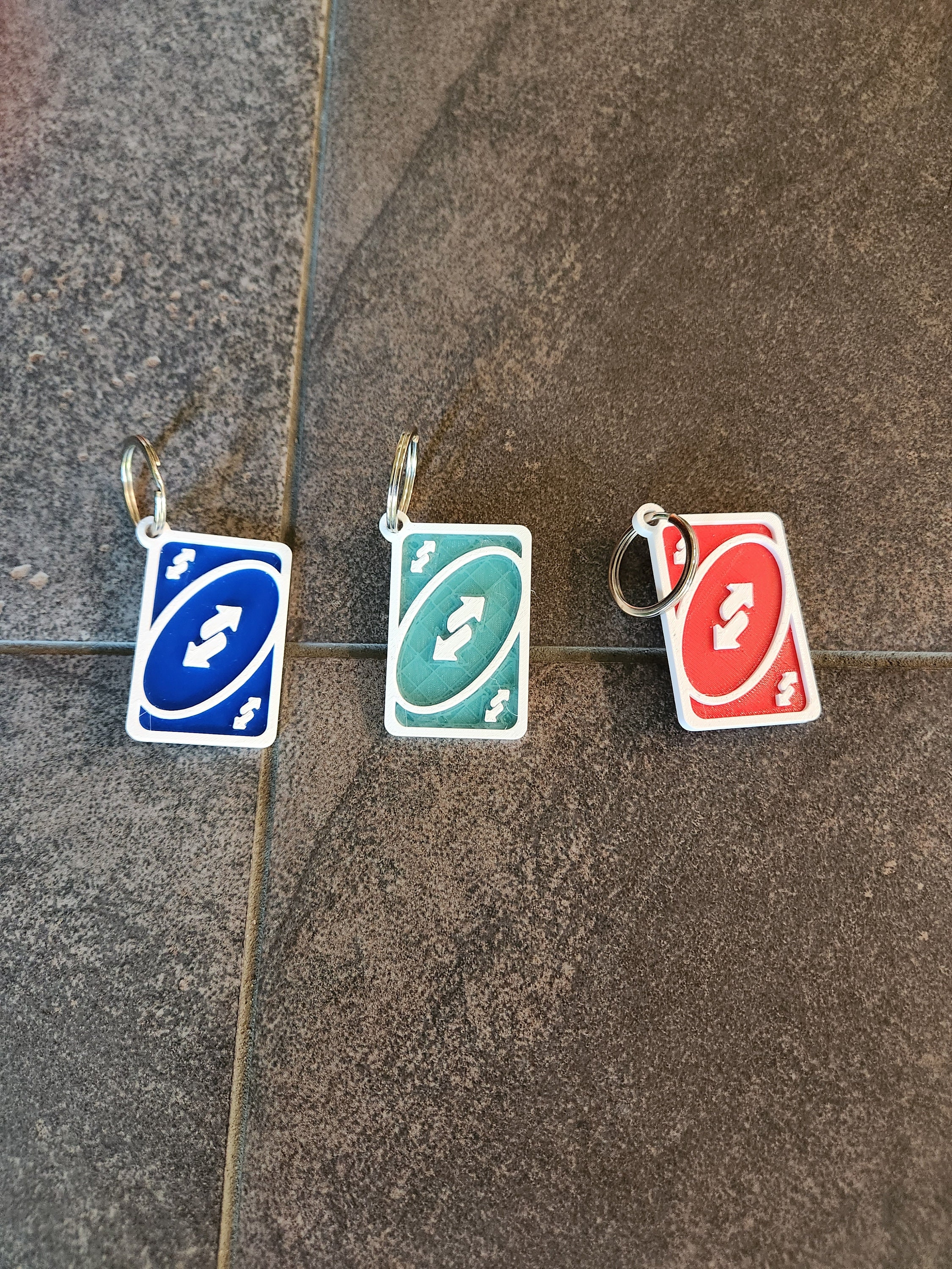 Cute Waterproof Blue/ Red/ Green/ Yellow Uno Reverse Card -  Finland