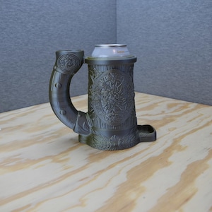 Valkyrie Dice Tower with Built in Can Cozy - Tabletop RPG Accessories - Perfect Gift for Dungeons and Dragons Fans - DND Accessories