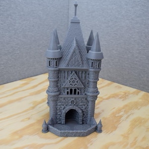Cleric Dice Tower - unique 3D printed DnD gift for tabletop games. Dragon dice tower. DnD accessories. Tall Dice Tower, Dice Roller