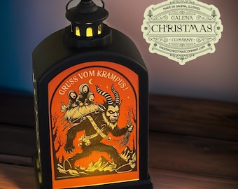 Krampus Lantern LED Holiday Accent Lamp 6-inch / KRA25/001