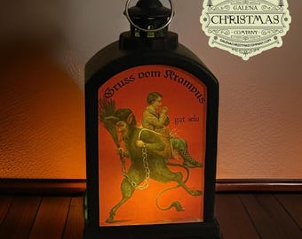 Krampus Lantern LED Holiday Accent Lamp 6-inch / KRA24/001