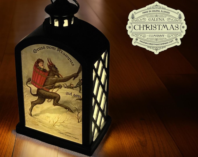 Featured listing image: Krampus Lantern LED Holiday Accent Lamp 6-inch / KRA24/003