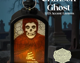 Crimson Ghost -  LED Accent Lantern 6-inch / CG/001