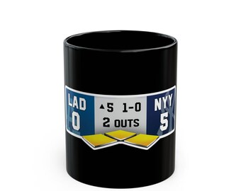 5th Inning World Series Black Mug: Baseball Fan Gift