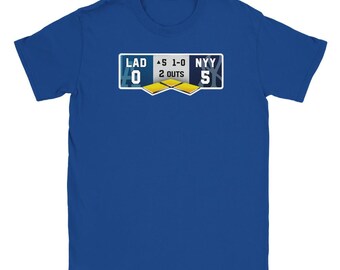 5th Inning Score Baseball T-Shirt: Original Artwork