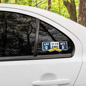 World Series Baseball Sticker Set: 5th Inning, Water Resistant Vinyl image 2