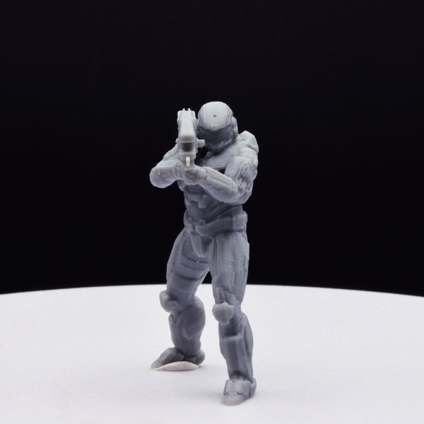 Halo Spartan Noble Six [Reach] Miniature - TheSTLSmith - 3D Printed with high quality resin for Skirmish/D&D games
