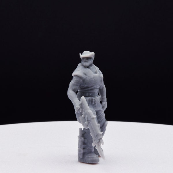 Gears Of War Dizzy Wallin Winter Ot Miniature - TheSTLSmith - 3D Printed with high quality resin for Skirmish/D&D games