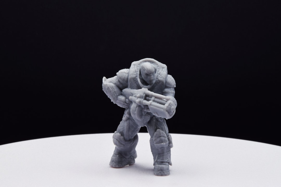 Miniature Halo Arbiter Stampate In Resina 3D – 28-32mm – Wargame D&D
