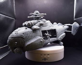 Gears Of War COG Kingraven Helicopter Ot Miniature - TheSTLSmith - 3D Printed with high quality resin for Skirmish/D&D games