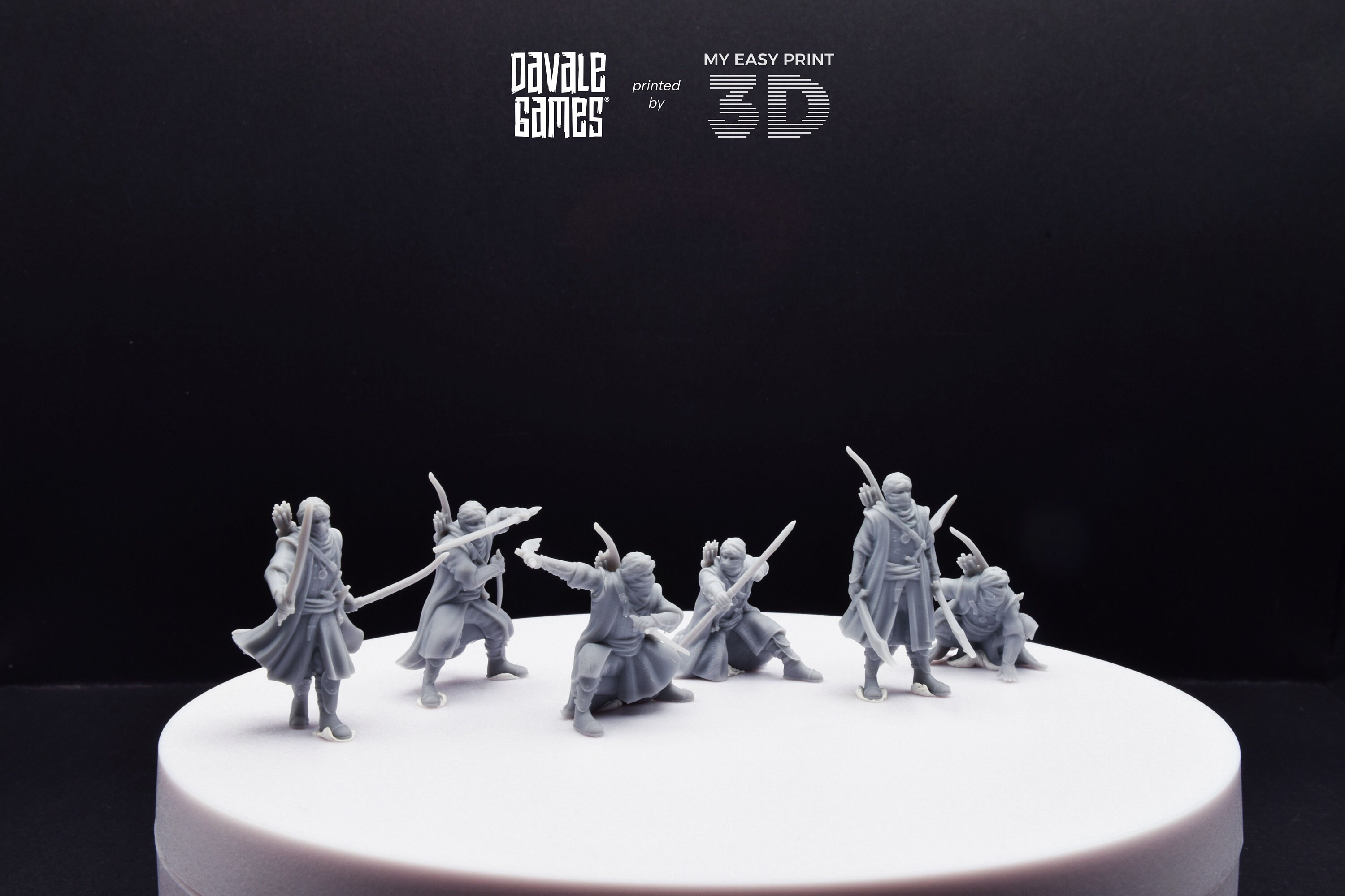 Snake Ninja - Davale Games - 3D Resin Printed Miniature Fantasy Wargaming Tabletop Games
