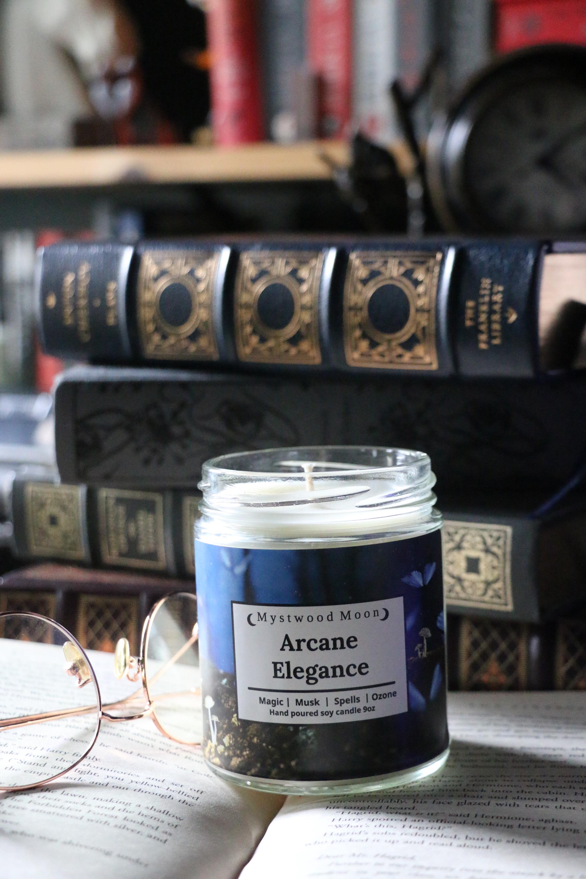 Arcane Elegance - Masculine Candle - Soy Candle - Handpoured - Fantasy ...
