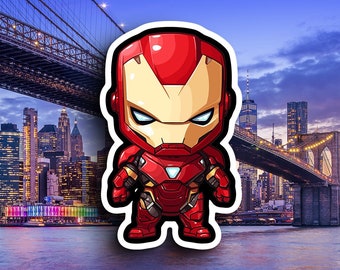 Iron Man Super Hero Sticker
