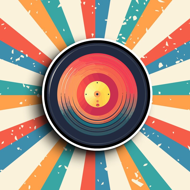 Retro Vinyl Record - Etsy