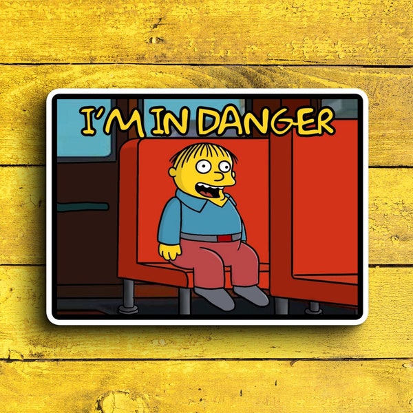 I'm in Danger (Simpsons) Sticker