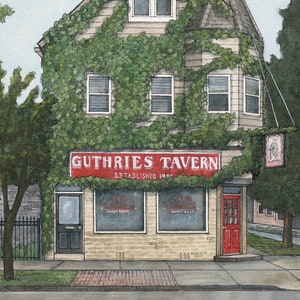 Guthrie's Tavern 8x10 Painting Print
