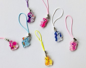 My little Pony Phone Charm Keyring Bagcharms