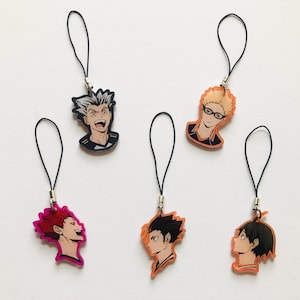 Haikyuu Volleyball anime Tournament anime  keychain pendant bagcharm
