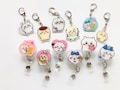 Chii kawa keychains || Retractable badge reel || ID holder || key card