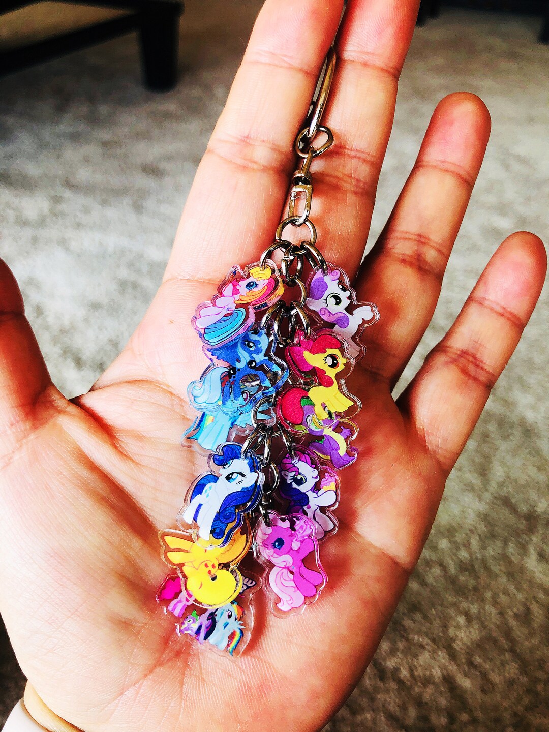 My Little Pony Bunches Keychains Backpack Charms Pendant - Etsy