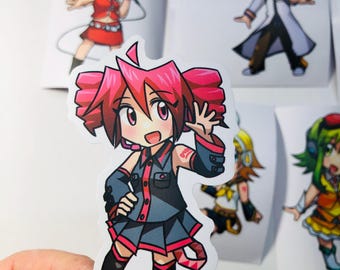 Vocaloid Miku Kasane Teto Katio Stickers